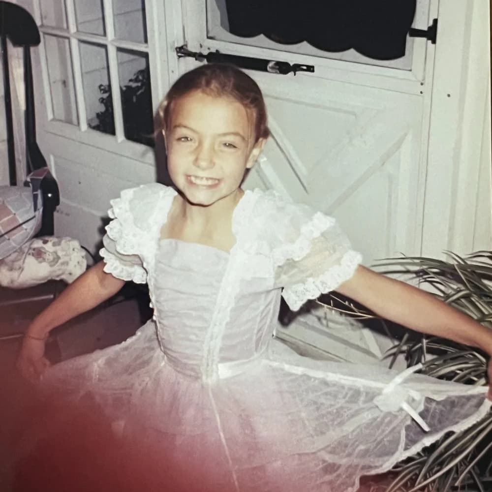 Sarah as a kid